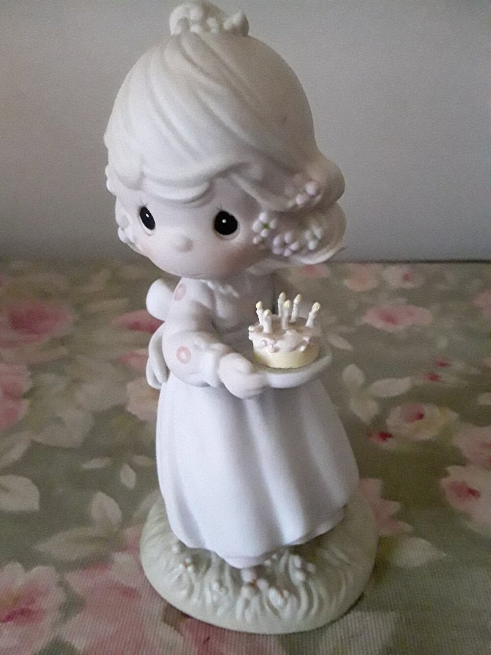 Vintage 1990 Precious Moments "May Your Birthday Be a Blessing" Figurine